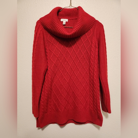 Calvin Klein Sweaters - Calvin Klein red turtleneck